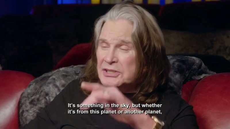 [Ozzy speaking]