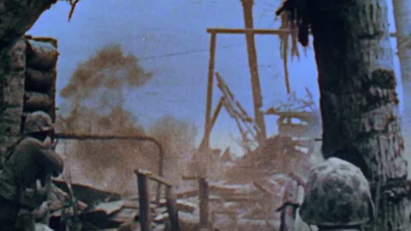 Pacific War that the enemy is in the same frame as us