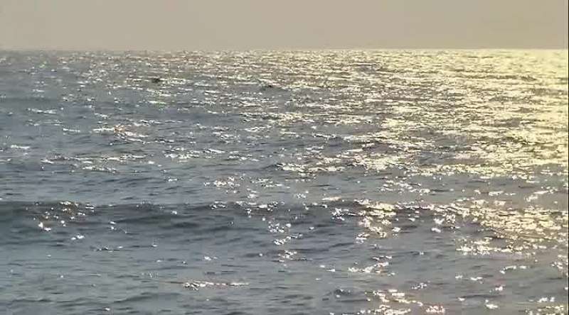 Paddling in the Atlantic Ocean