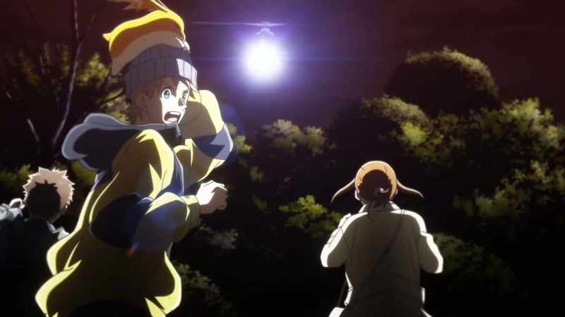 Paildramon flying up there, you falling through the Digitama
