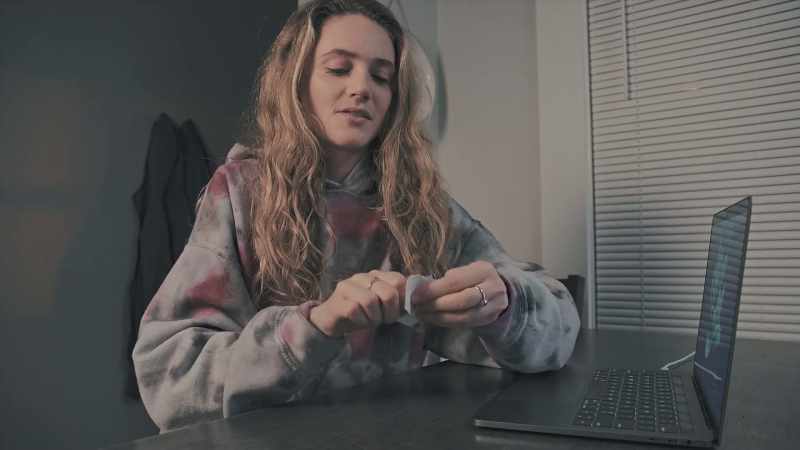 (paper ripping)