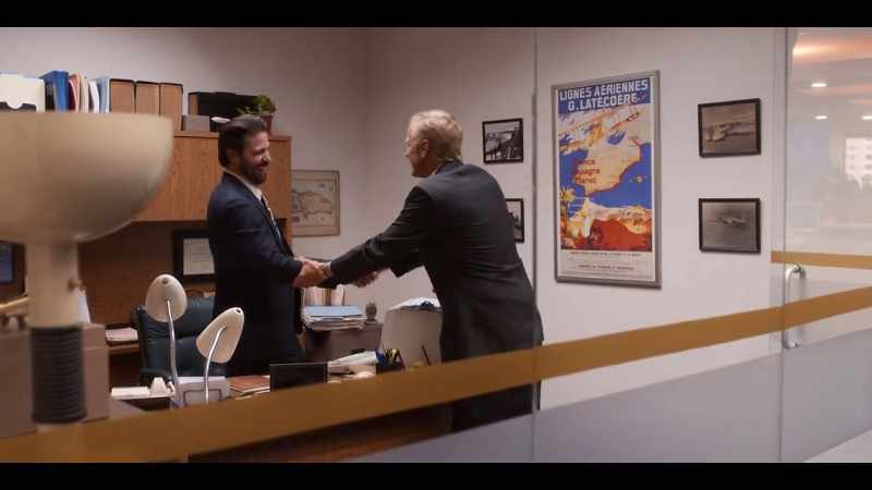 Papi had his first authentic American business meeting
