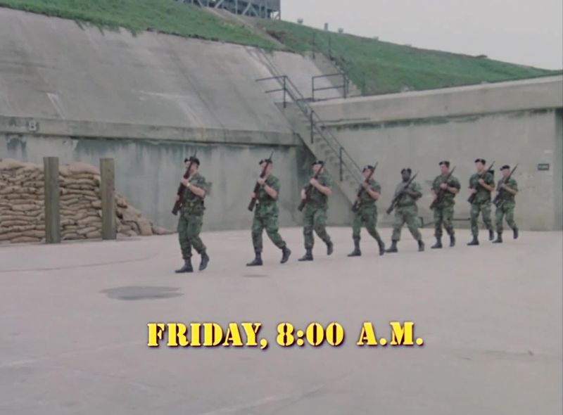 PARADE LEADER: Parade, halt!
