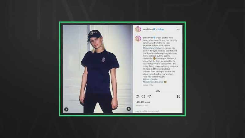 Paris recently posted these photos to Instagram