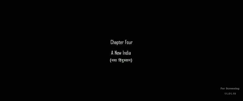 Part IV A new india