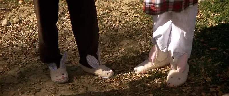 Particularly your slippers