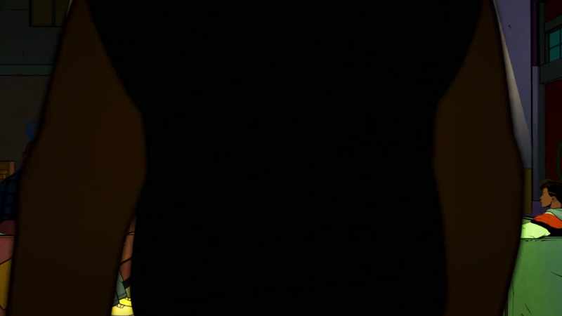 [♪ party music playing distantly]