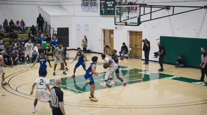 Pass to Hampton, will bulldoze in