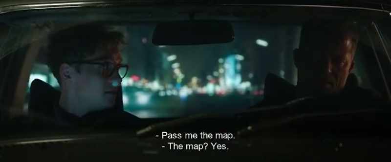 Pass me the map. - The map? Yes