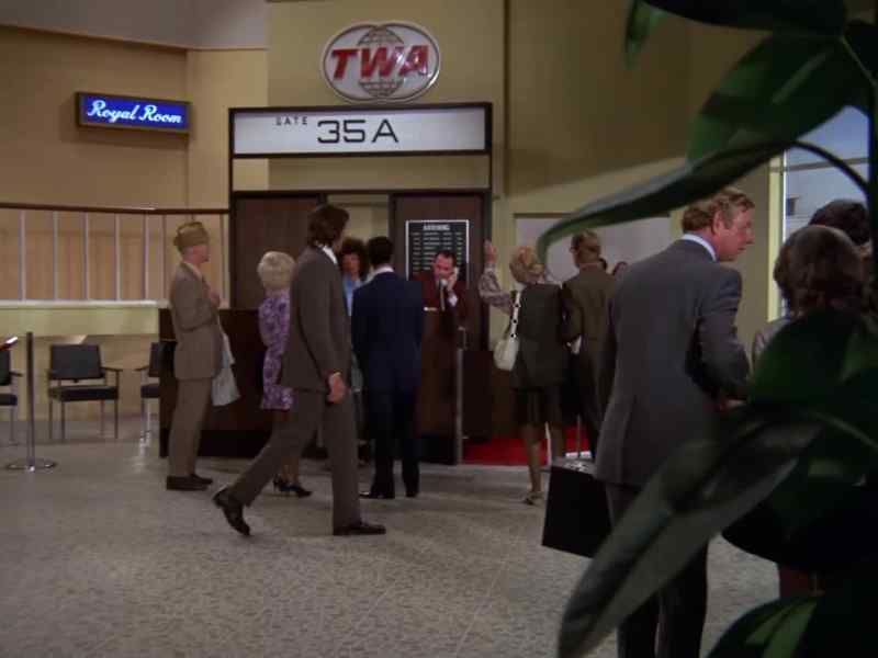 Passengers arriving on TWA Flight Number 11