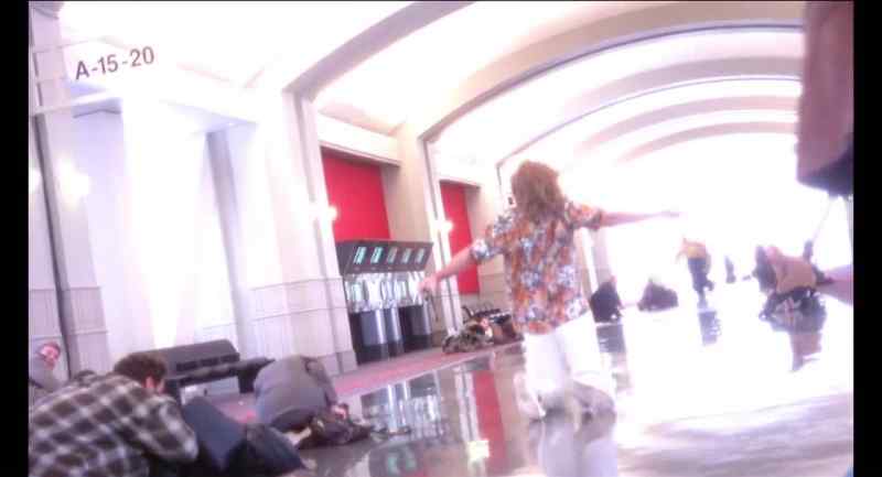 Passengers for flight 841 to Rome, come to gate seven