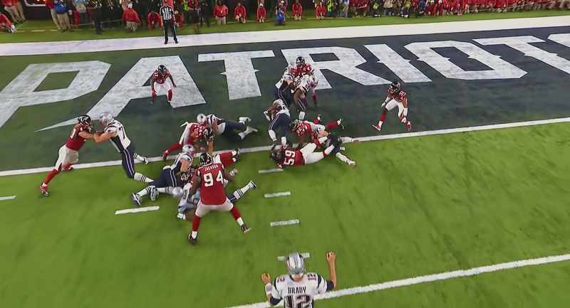 Passes it off to James White