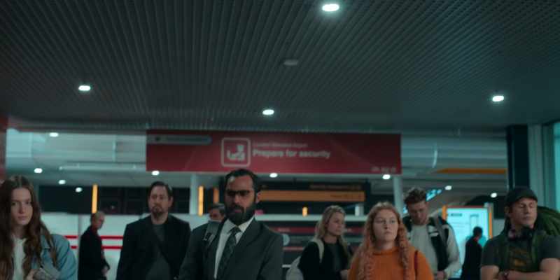 Passports, please. Boarding passes