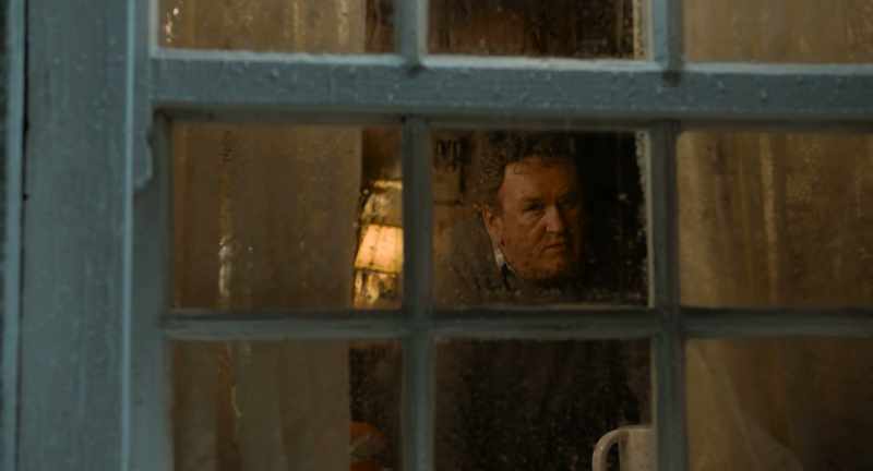 [PATTER OF HEAVY RAIN]