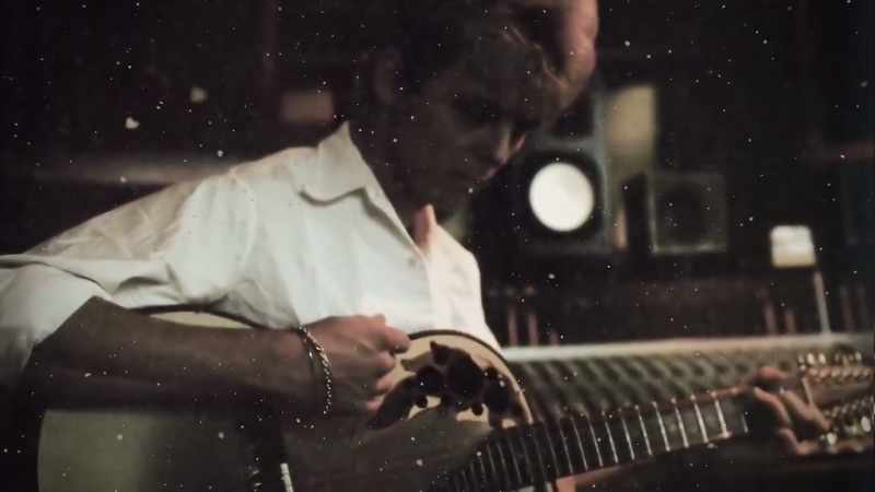 Paul whistling and playing guitar while l played synth
