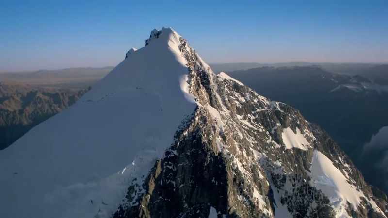 Peaks carved by fire...and ice