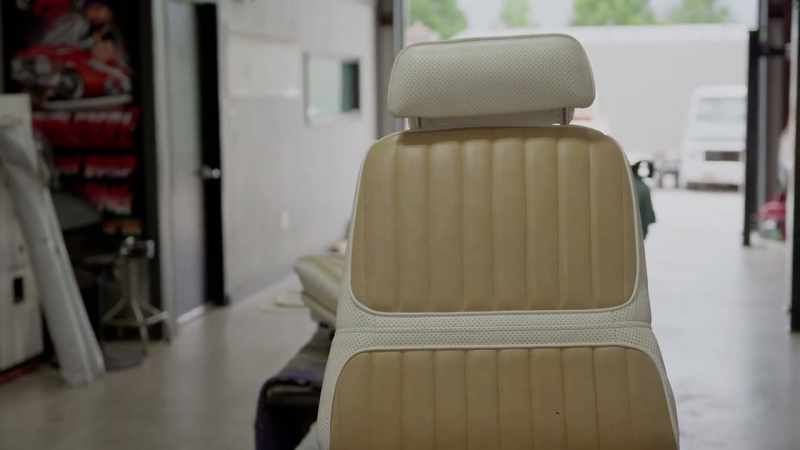 [Pedro] We got the seat for the '71 Cutlass
