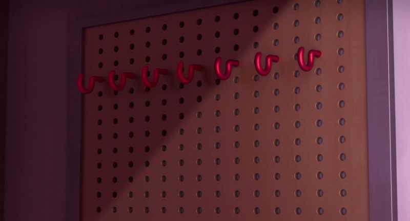 Pegboard's empty! - Empty?