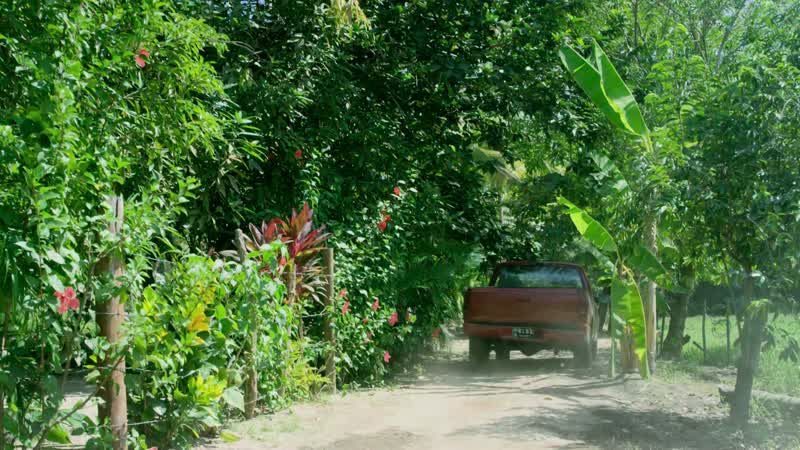Peña! Gacha is in a red Chevy pick-up!