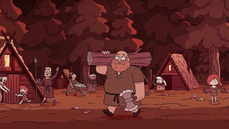 People appeared and built towns