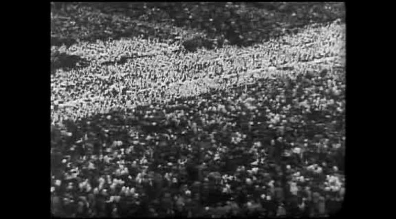 People applaud exactly in the same way as they were applauding Hitler