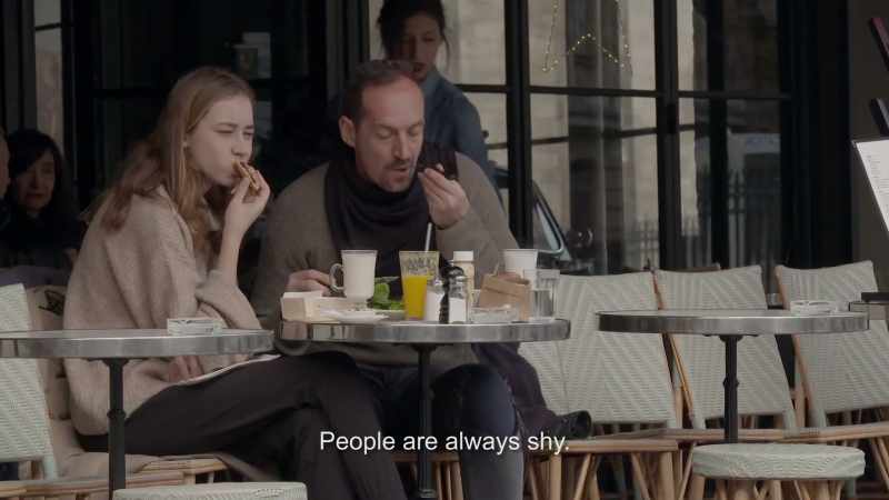 People are always shy