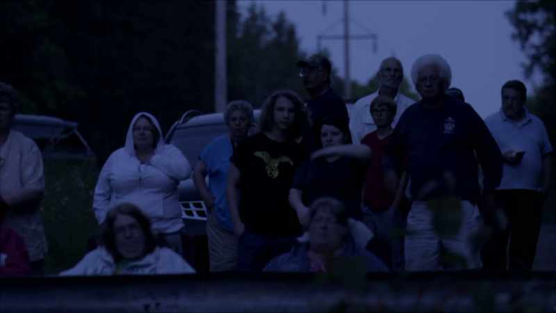 PEOPLE ARRIVE FROM HUNDREDS OF MILES AWAY