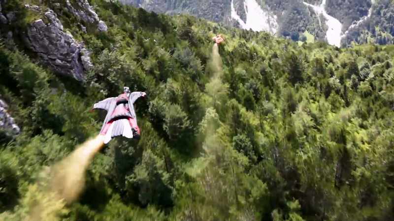 People call it wingsuit flying