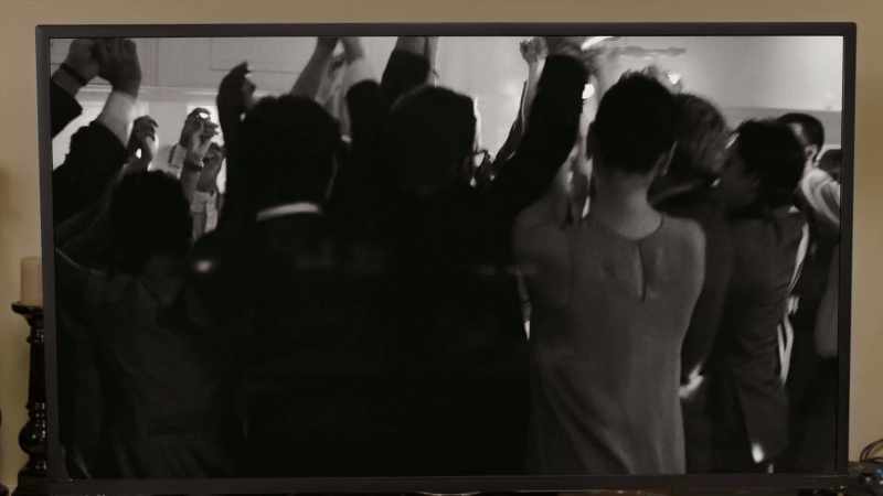 [people cheering]
