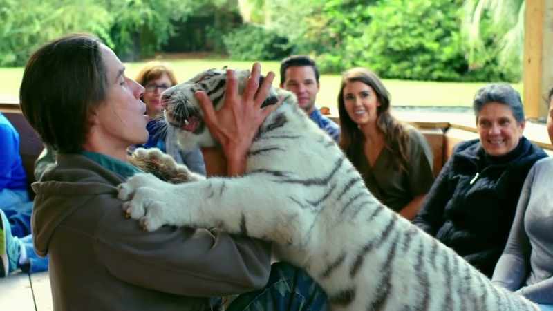 People definitely would rather have contact with that tiger
