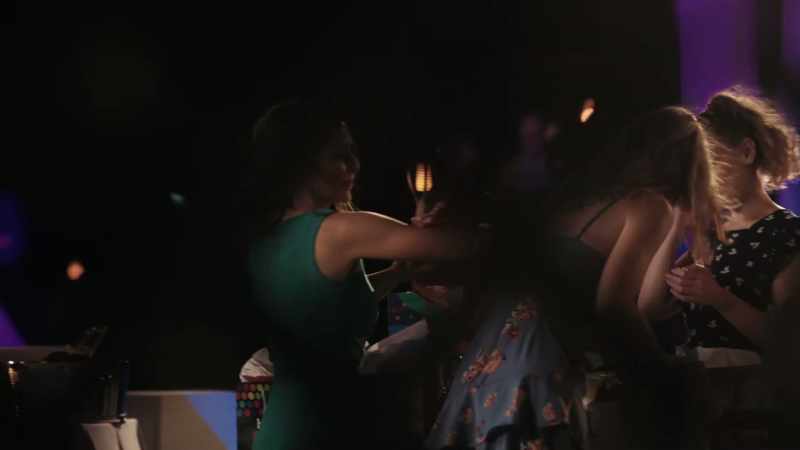 [people laughing and chatting]