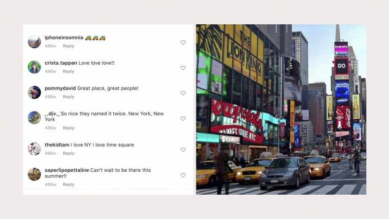 People would think I was in New York