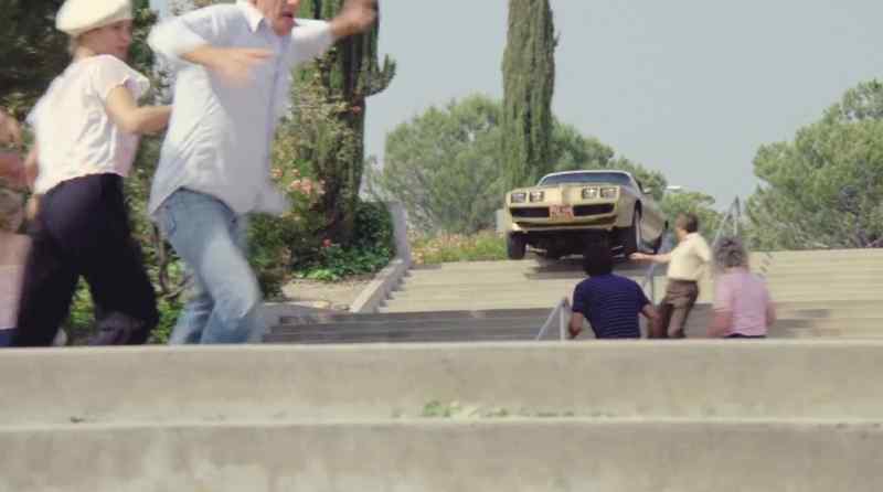(people yelling) (car crashing)