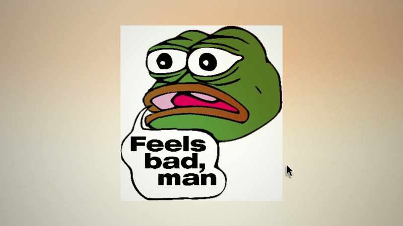 Pepe just kinda felt like uniquely 4chan