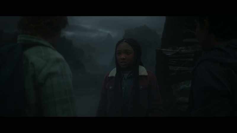 [Percy panting and grunting] - [Annabeth panting]