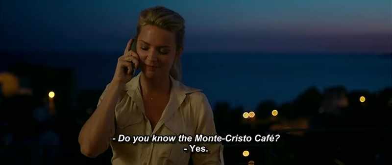 Perfect. 3:30 at the Monte-Crista