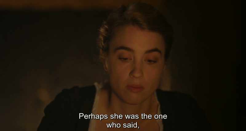 Perhaps she was the one who said, 