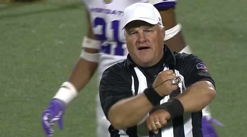 Personal foul. Right here. 19 has been ejected