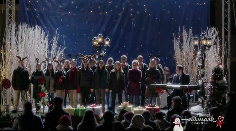 Pessoal, cantando Você, eu e o Natal