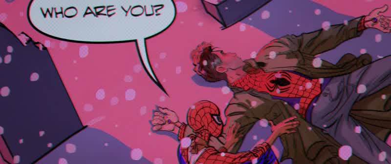 All right people let's do this one last timeMy name is Peter B ParkerI was bitten by a radioactive spiderAnd for the last 22 yearsI thought I was the one and only Spider ManWhat a dayI'm pretty sure