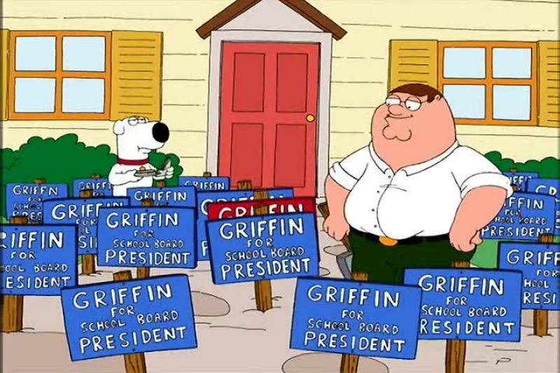 Peter, are you sure running against Lois is such a good idea?