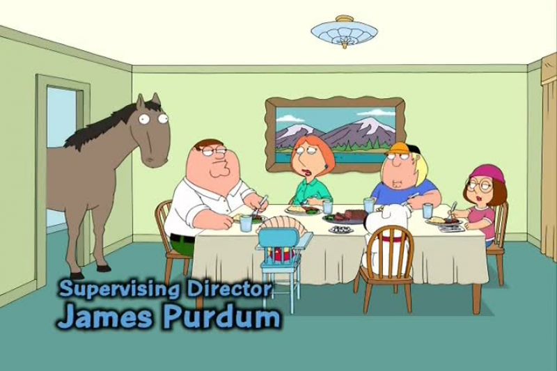 Peter. The horse is here