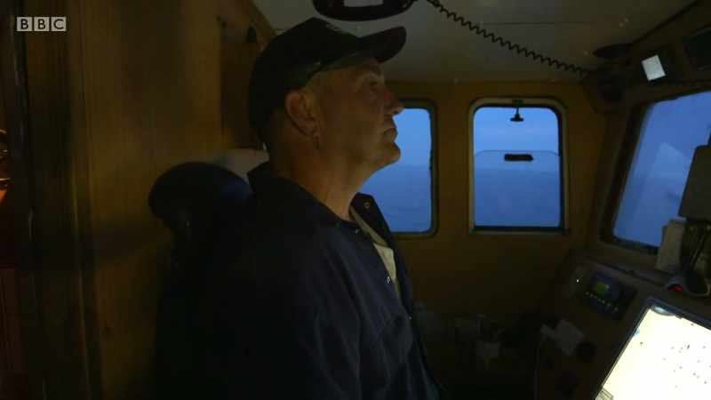 Peter will tow his trawl for the next four hours before hauling