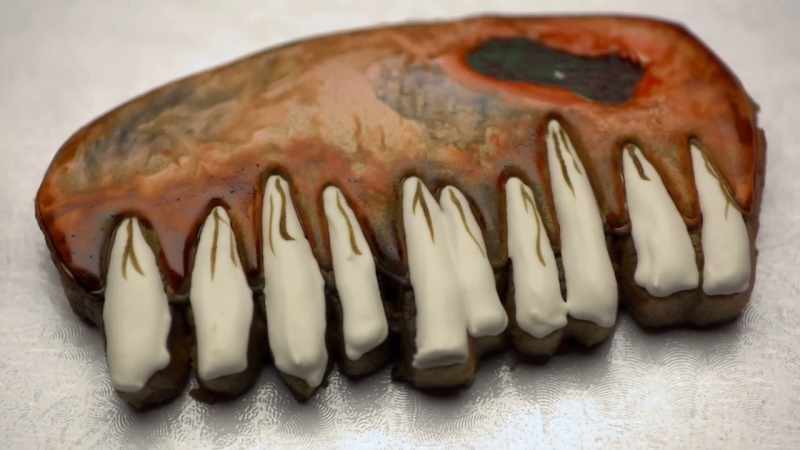 Phenomenal work right where the tooth-root is protruding