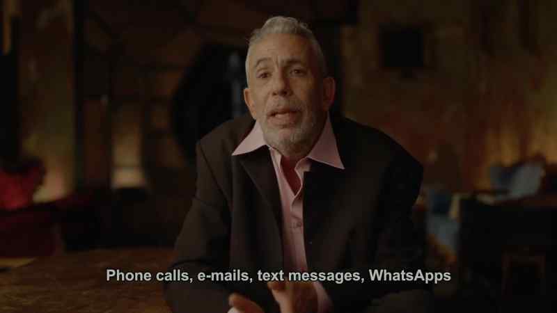 Phone calls, emails, text messages, WhatsApp
