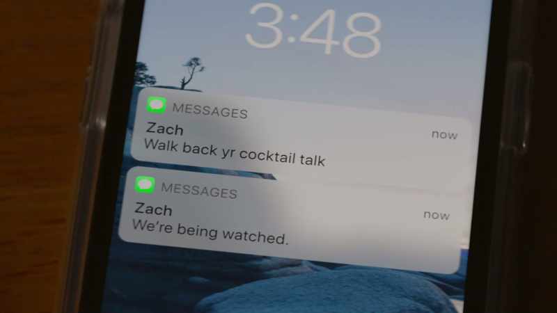 (phone chimes)