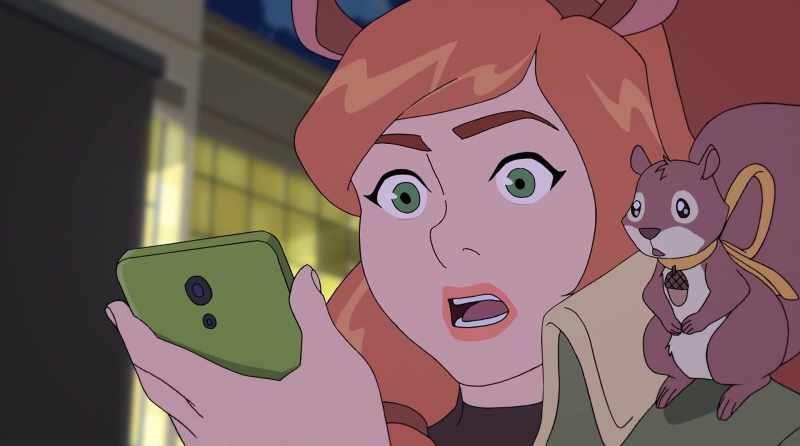 (PHONE CHIRPS)