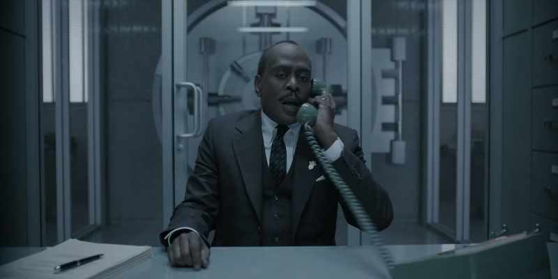 [phone ringing] -Oh, excuse me. Poe here