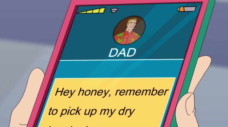 (PHONE VIBRATES)