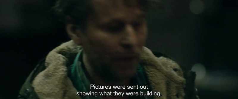 Pictures were sent out showing what they were building